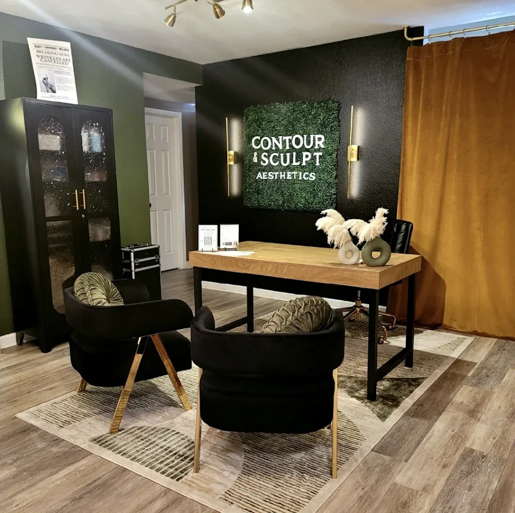 The private boutique studio at Contour & Sculpt Aesthetics in Leander, TX